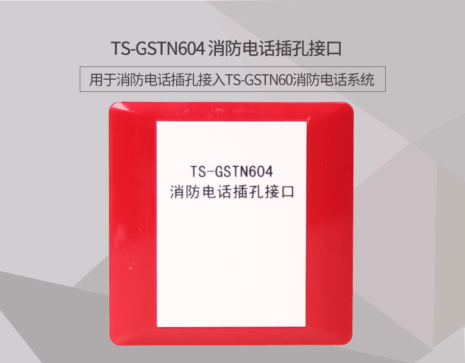 遼寧海灣TS-GSTN604消防電話接口情景展示